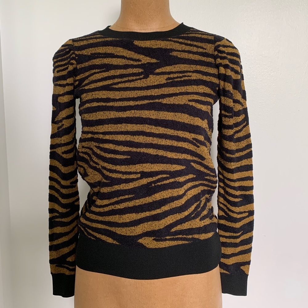 ***SOLD*** Zebra Print Sweater